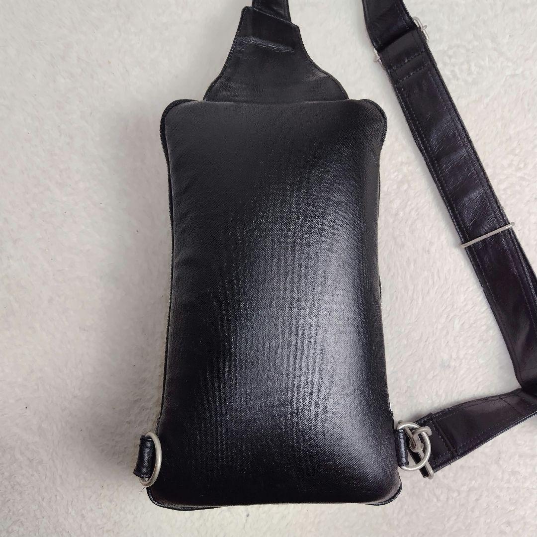 ✨美品✨ PORTER フリースタイル スリングショルダー 黒 ボディバッグ