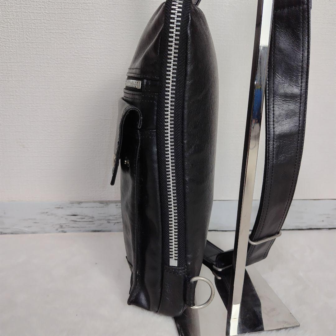 ✨美品✨ PORTER フリースタイル スリングショルダー 黒 ボディバッグ