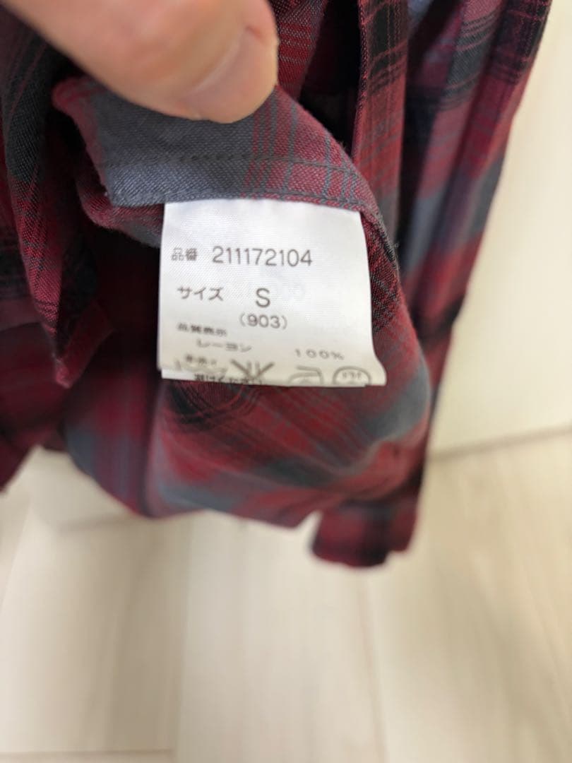 Y*i様 キムタク着私物Rags McGREGOR ネルシャツ S 木村拓哉さん