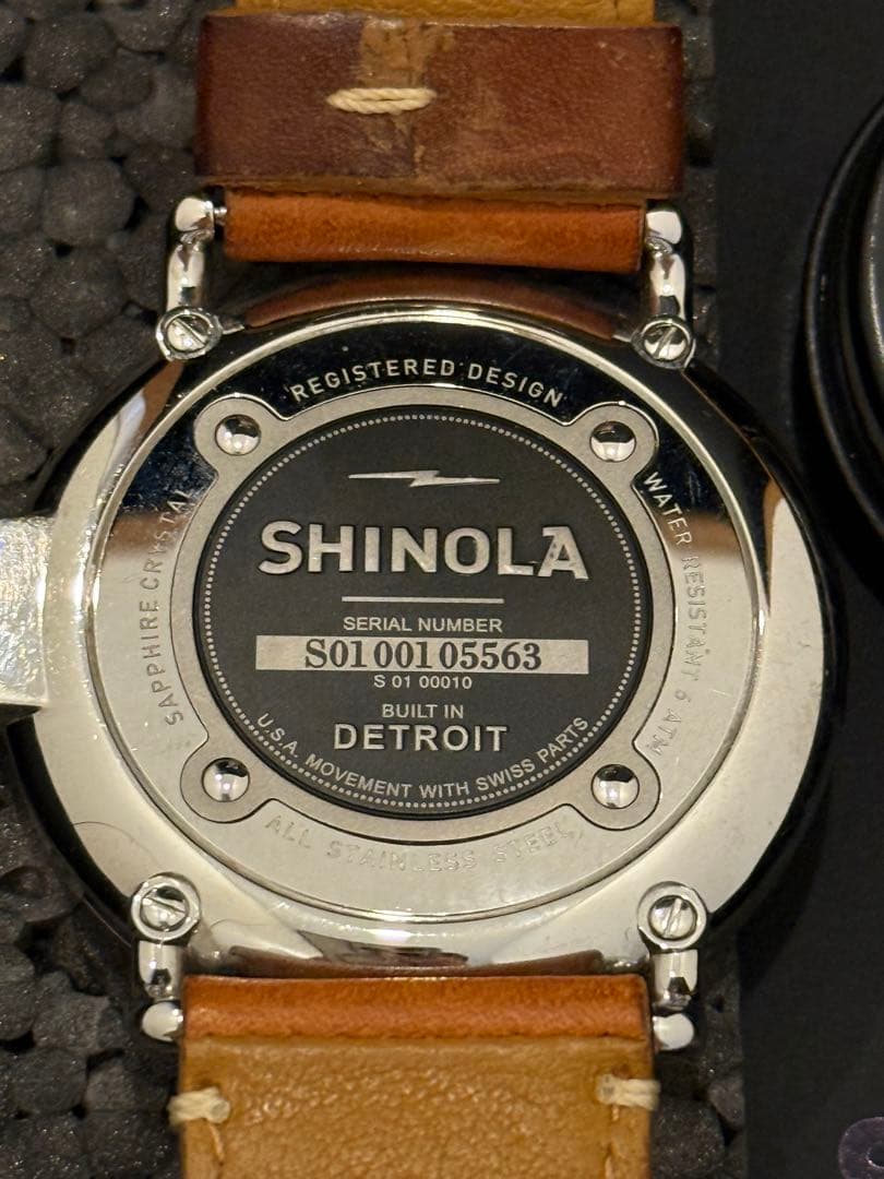 か*み様 SHINOLA Argonite-1069 稼働品