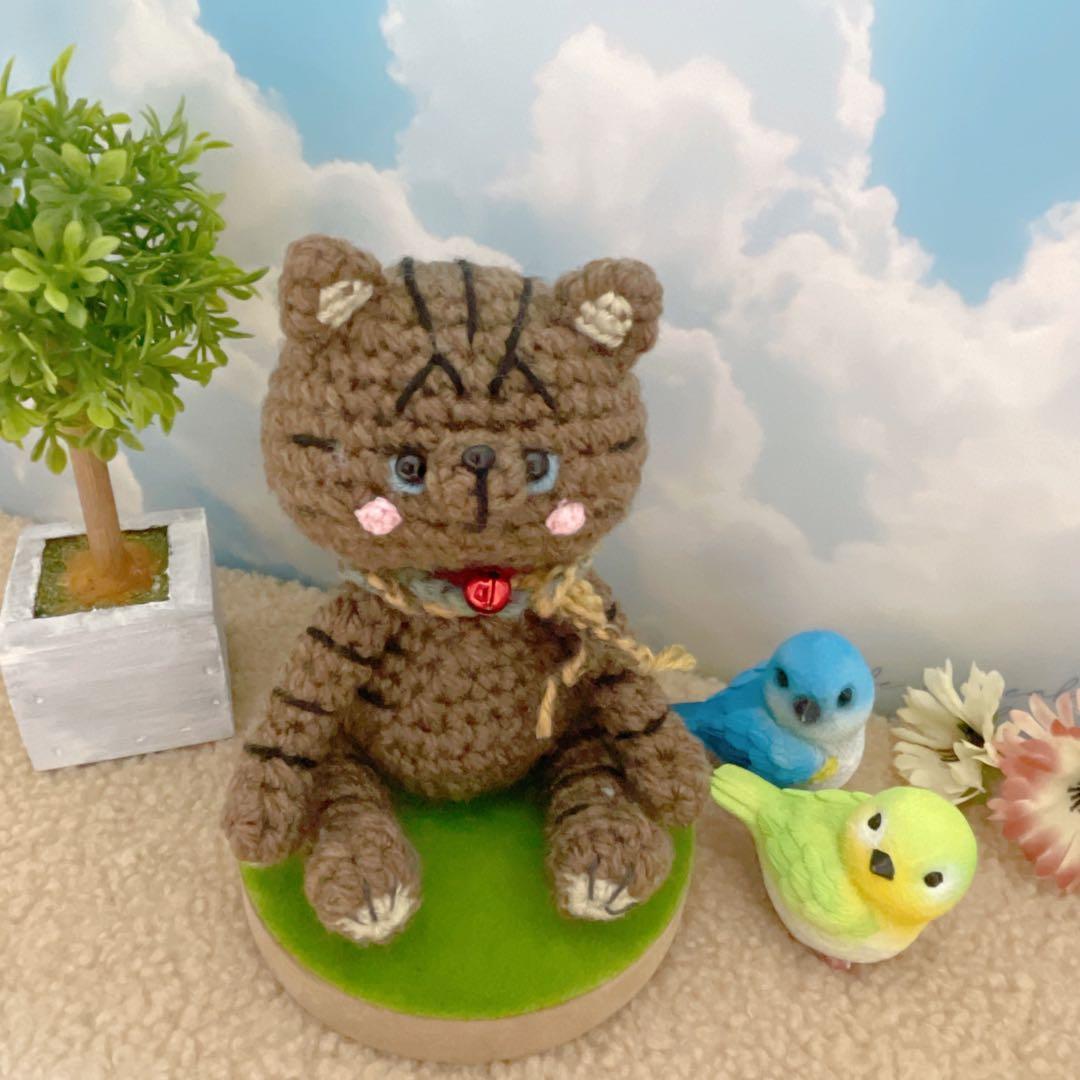 あみぐるみ　リボンハートとPUUCUトラちゃんキーホルダー☺︎他２点