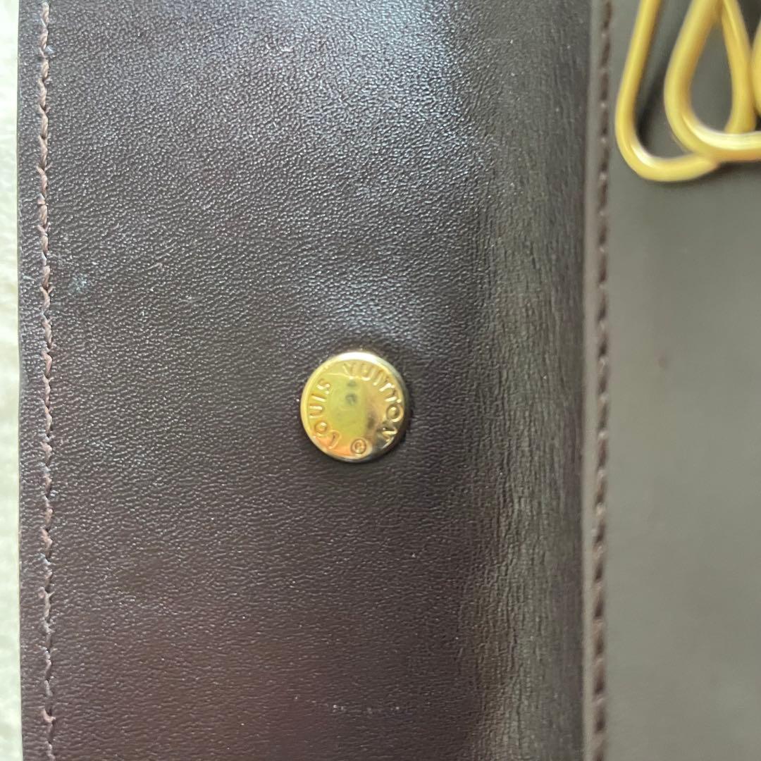 【美品】LOUIS VUITTONヴェルニ　キーケース　ブラウン