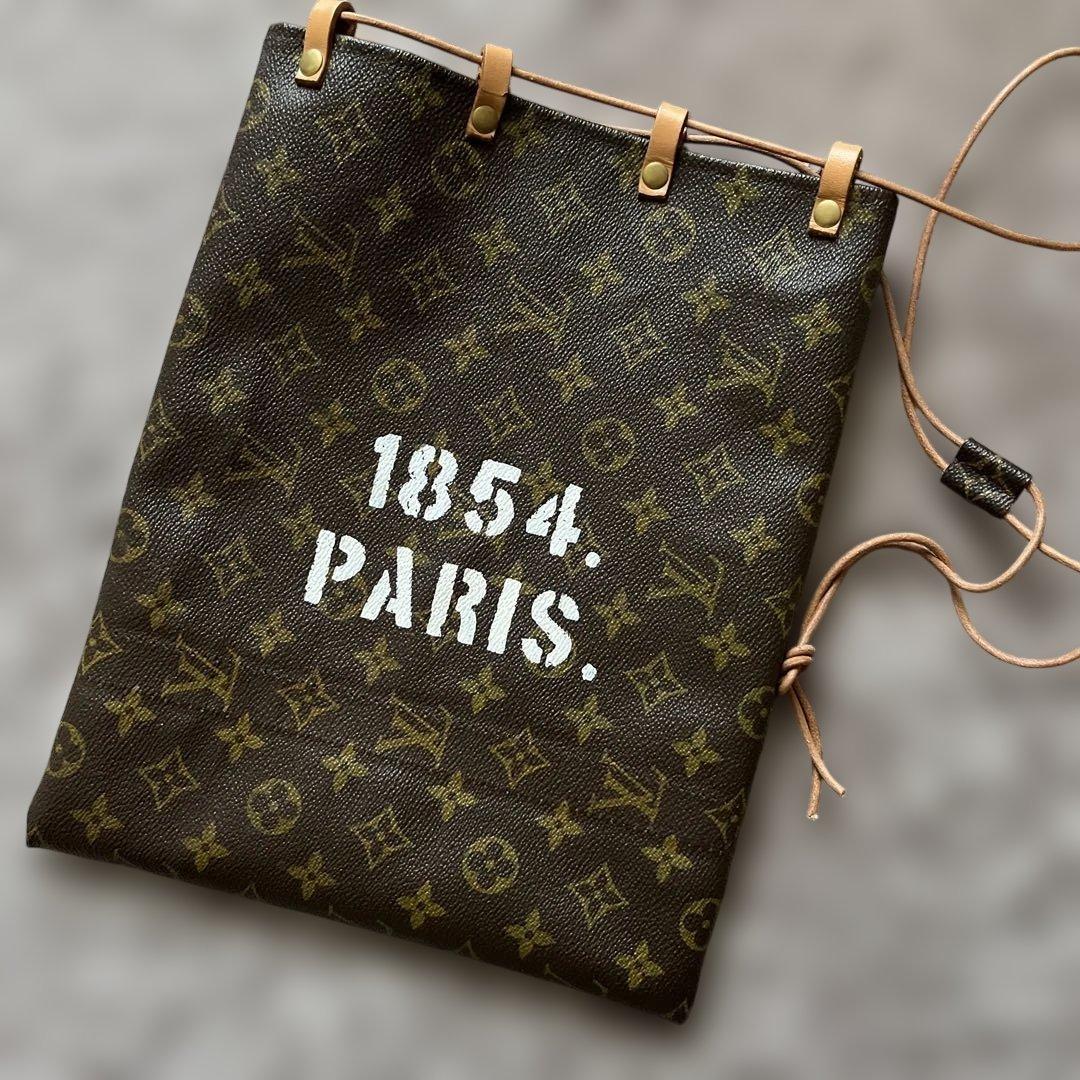 値下　h.myriad リメイクモノグラム バッグ 巾着