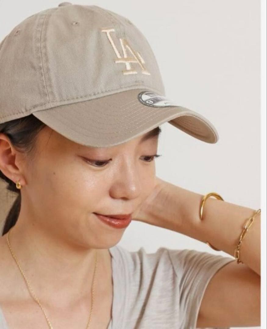 New Era 9TWENTY LAキャップ ベージュ