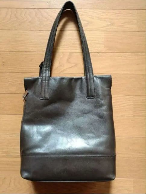 アニアリ aniary 01-02018 縦型レザートート ダークブラウン