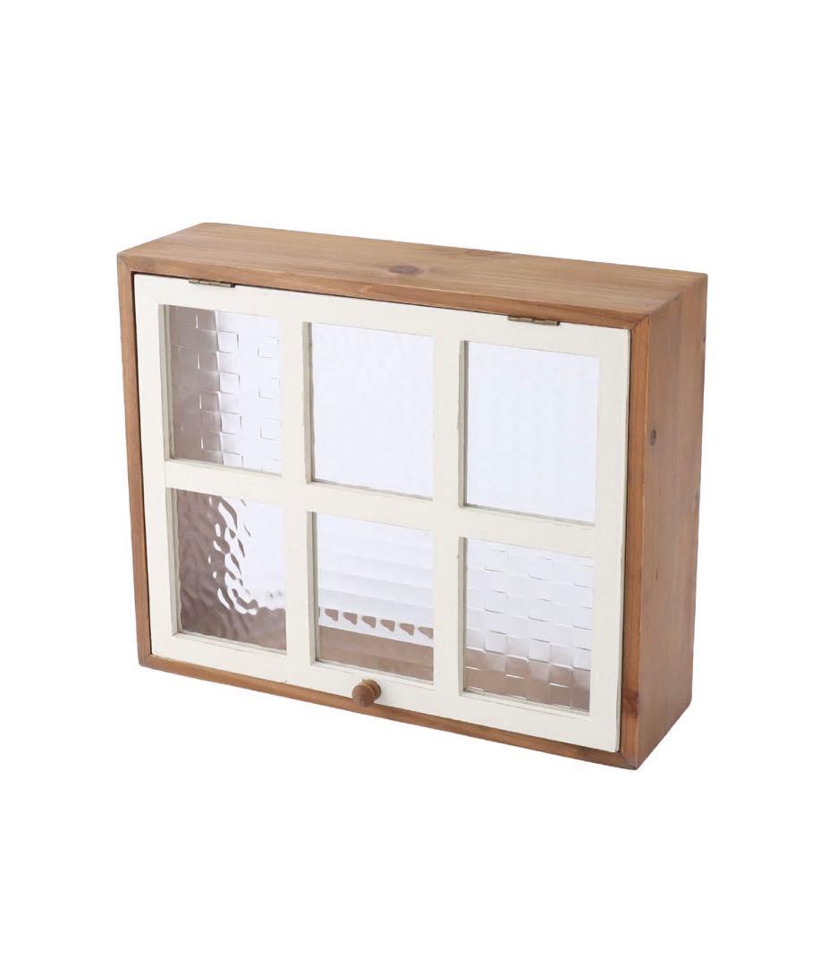 サリュ ガラス 窓枠 ディスプレイラック