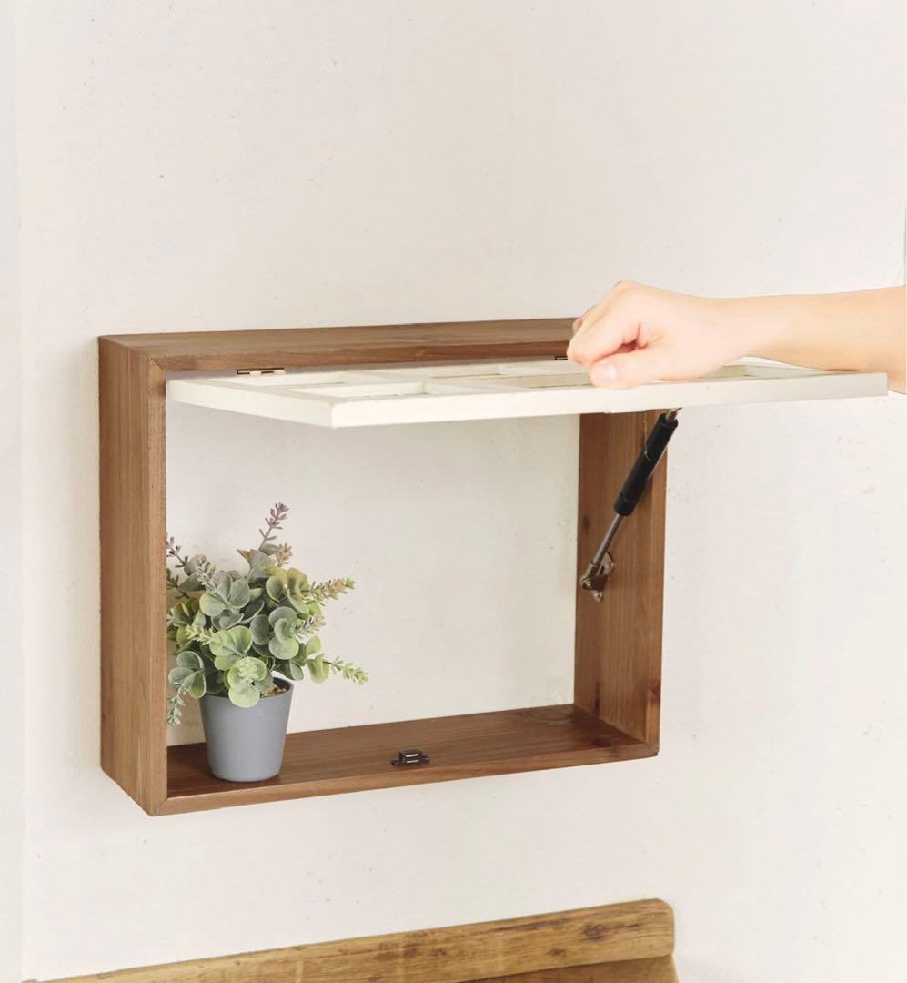 サリュ ガラス 窓枠 ディスプレイラック