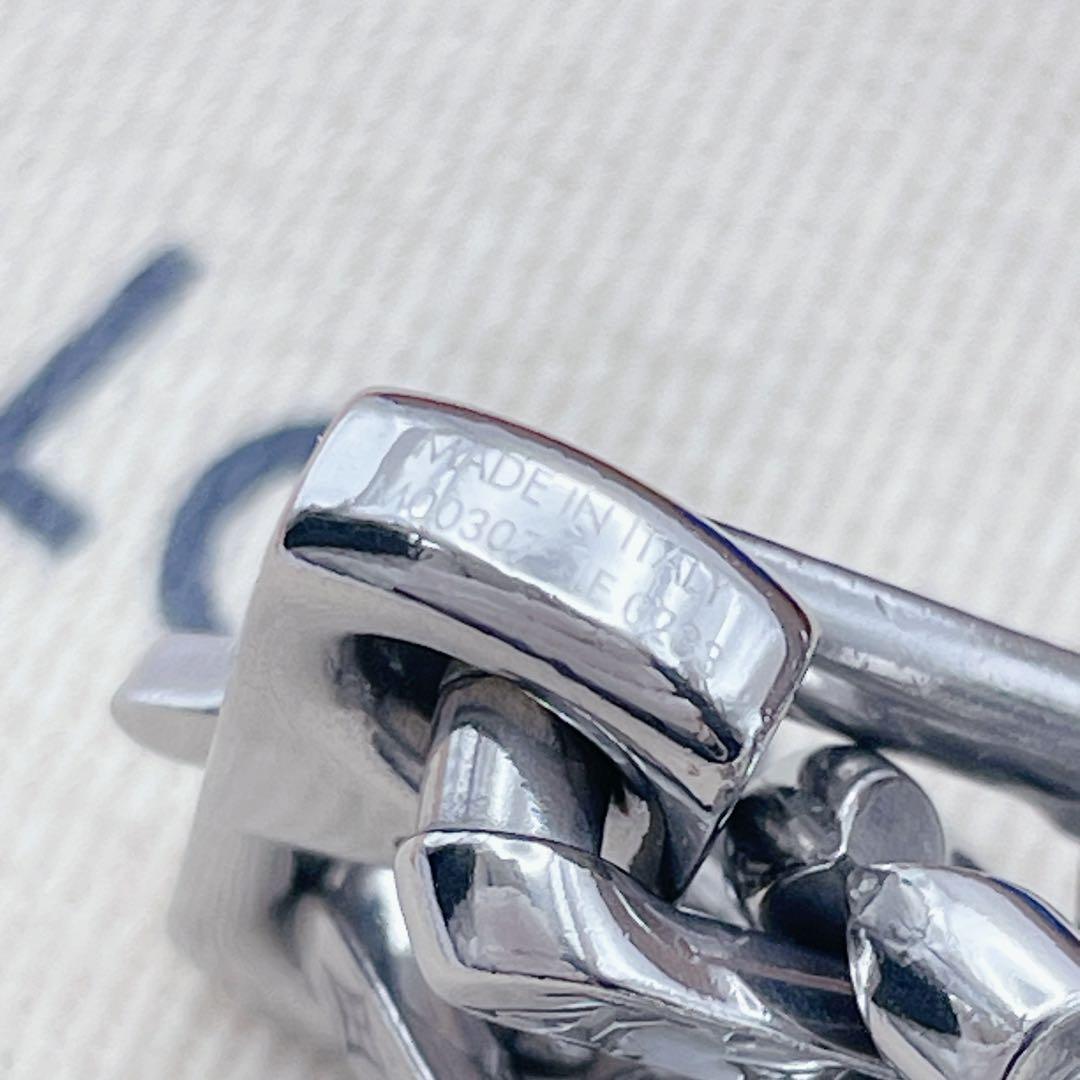 LOUIS VUITTON コリエ　チェーン　ネックレス　モノグラム　シルバー