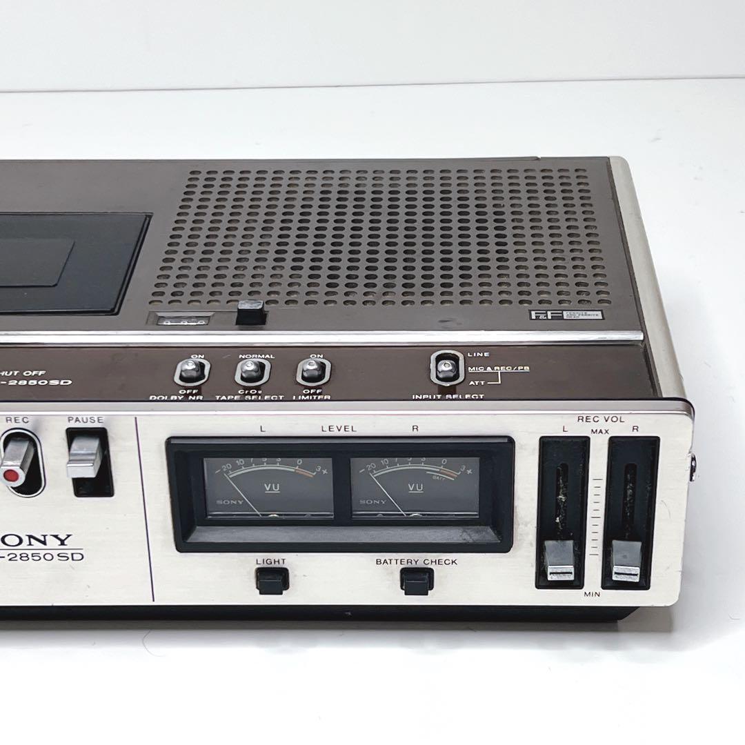 【良品・動作品】 SONY TC-2850SD カセットデンスケ typelll