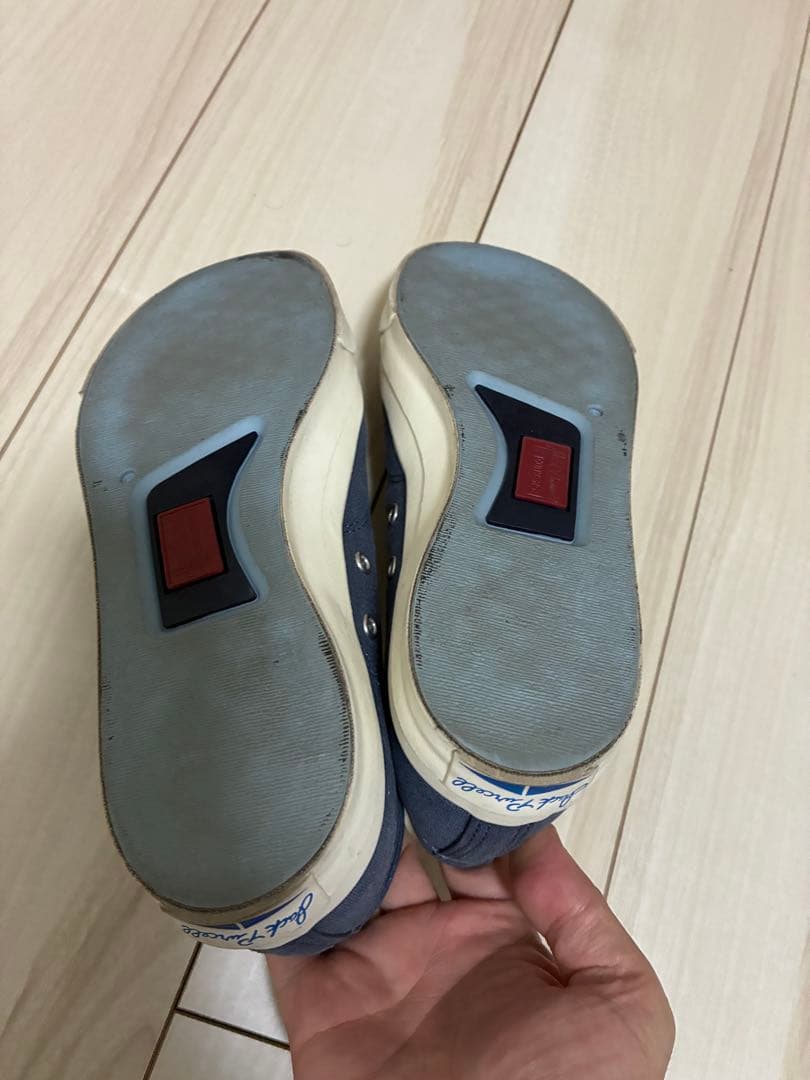 美品 26cm ジャックパーセル 80 タイムライン ネイビー コンバース