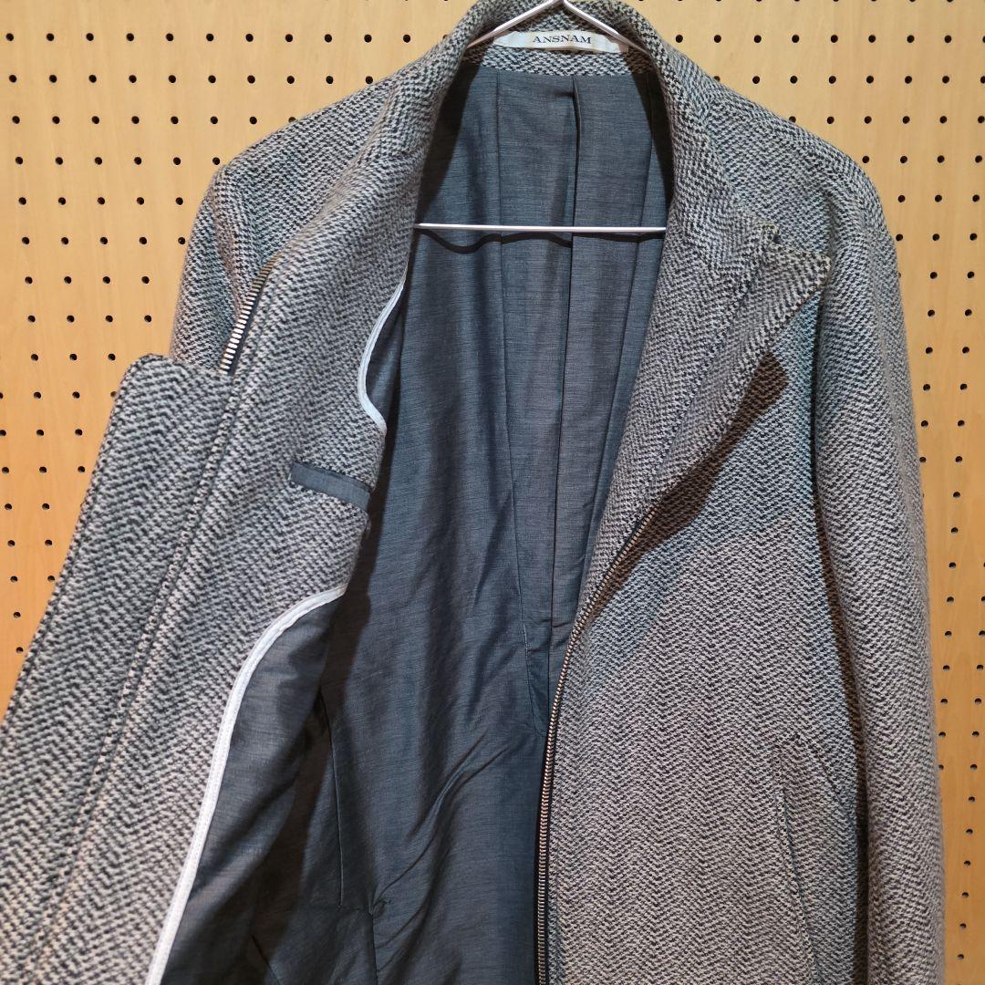 ANSNAM コート　カシミア３０%混合
