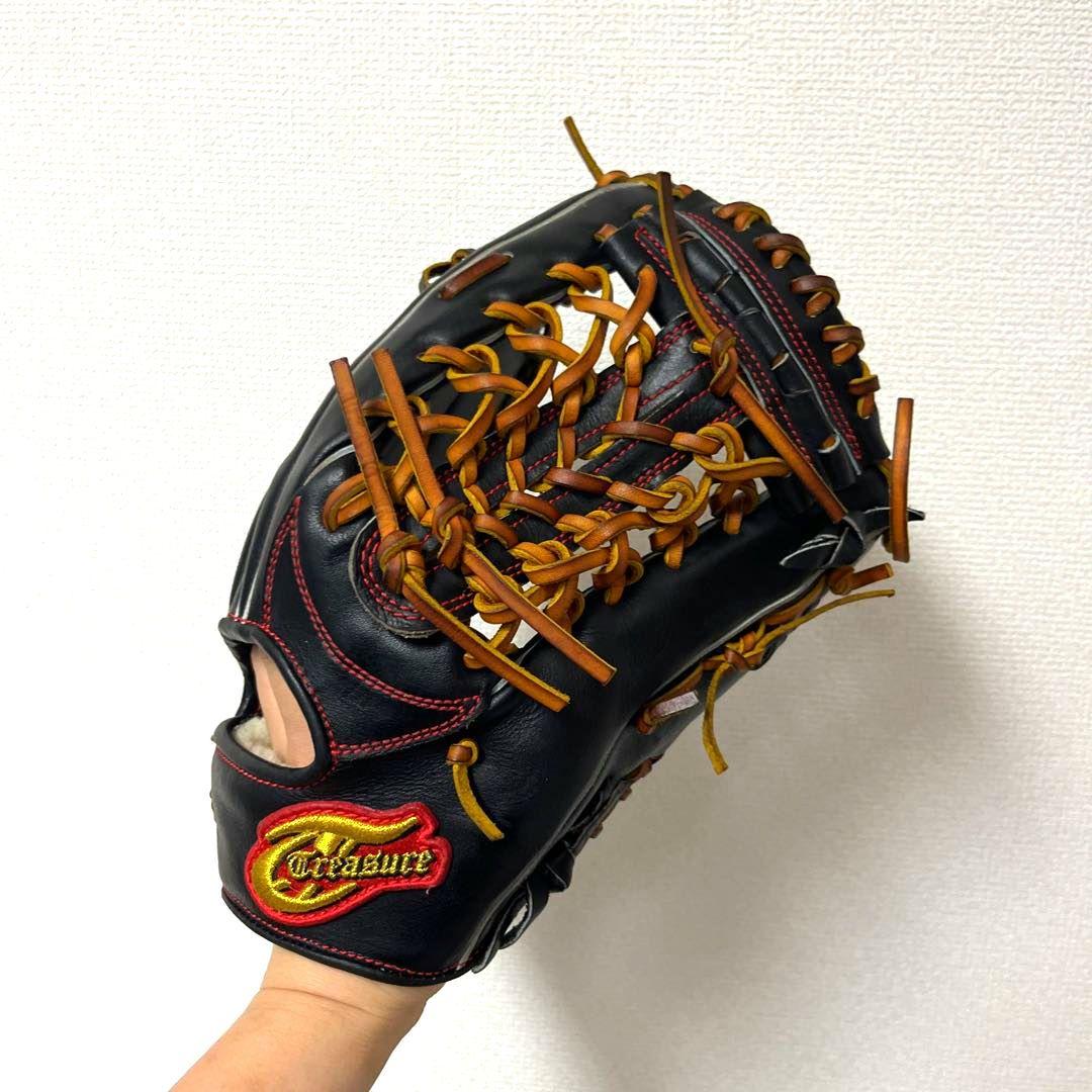 848 トレジャー 型抜群 極美品 即戦力 硬式 外野手用グローブ