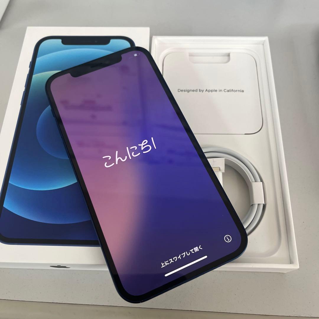 スマートフォン本体 iPhone12 Blue 64G
