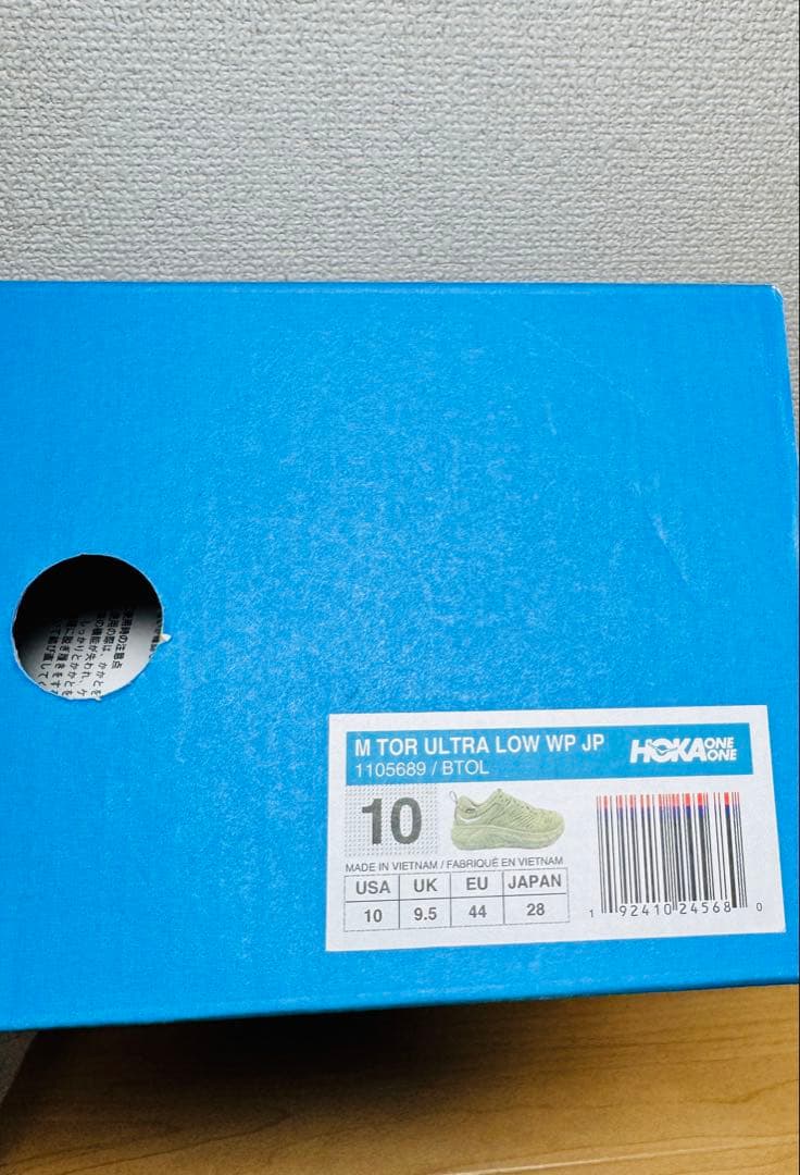 靴 HOKA ONE ONE TOR ULTRA LOW WP JP 28cm