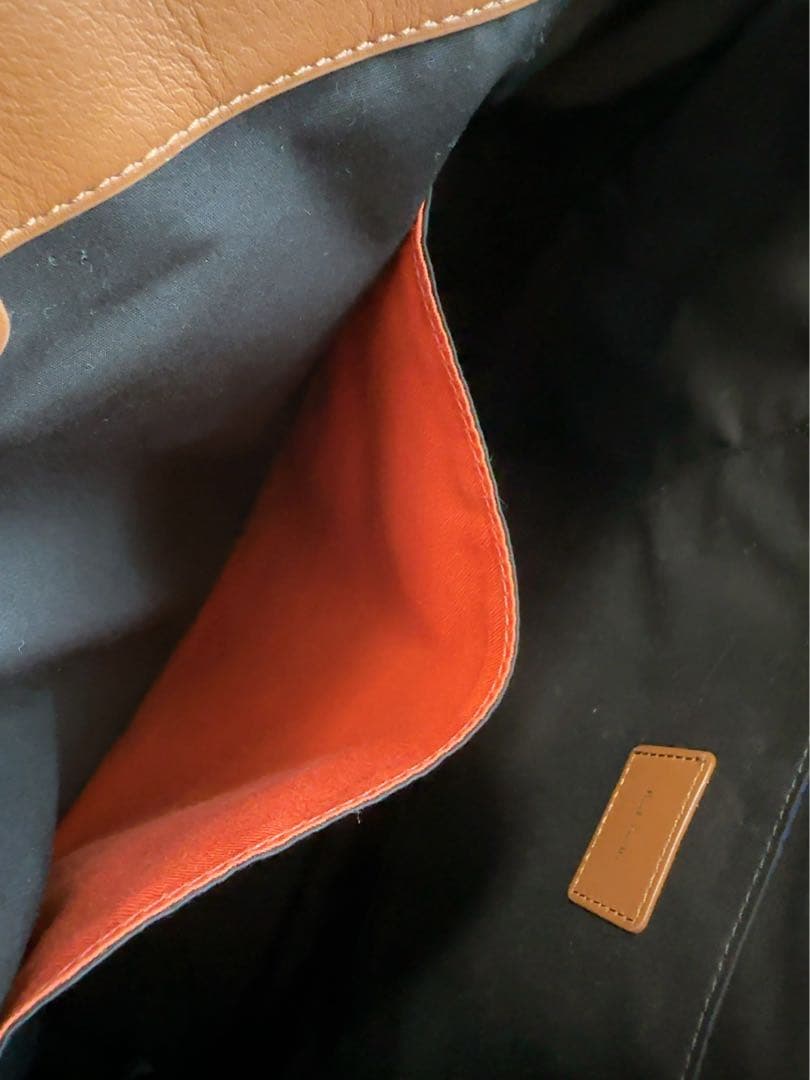 新品未使用】paul smithブランデッドカラーエッジ トートバッグ ブラウン