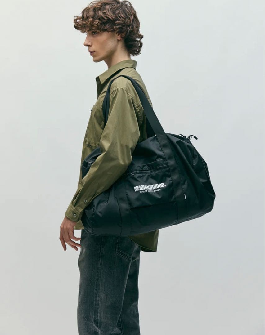 旅行かばん・小分けバッグ NEIGHBORHOOD POCKETABLE BOSTON BAG