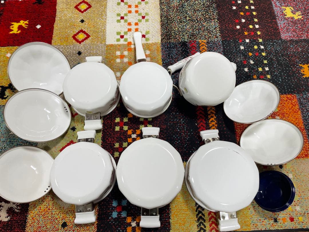 琺瑯鍋セット　6個　エジリー