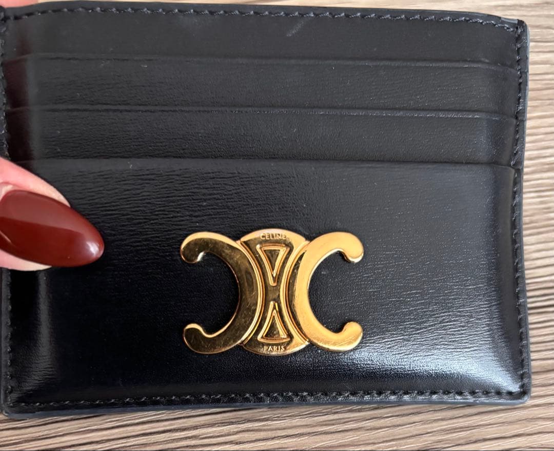 【セリーヌ早い者勝ち‼️】CELINE セリーヌ財布 &カードケースブラック2点