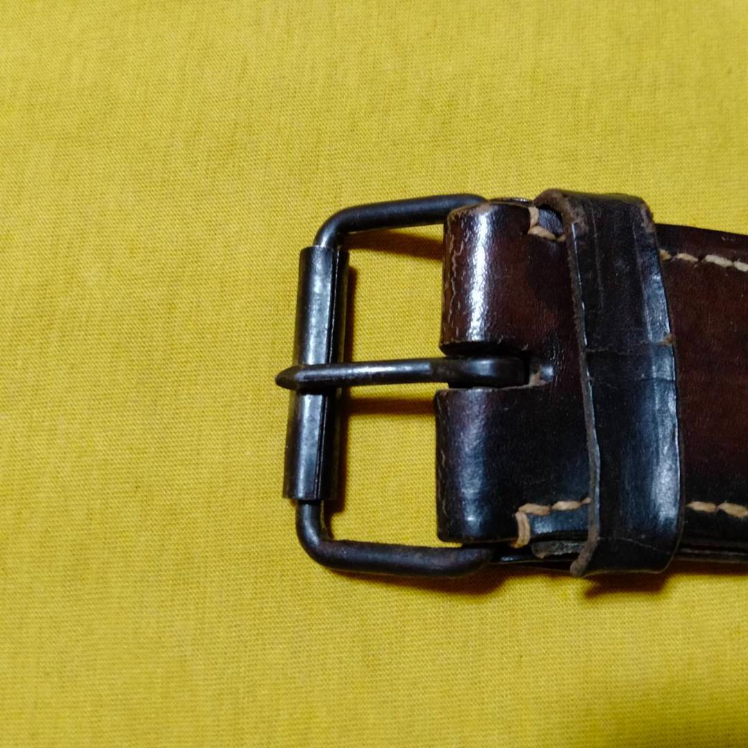 50s 40s 30s アメリカ軍 ミリタリー　レザーベルト　ヴィンテージ