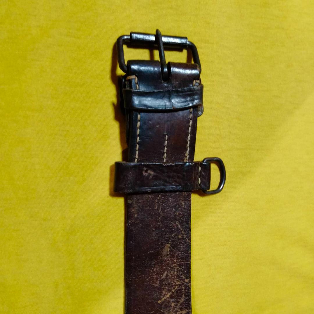 50s 40s 30s アメリカ軍 ミリタリー　レザーベルト　ヴィンテージ