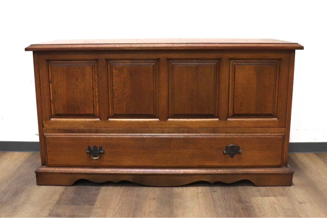 GMHS293A○英国アンティーク カッサパンカ ベンチチェスト 収納ベンチ