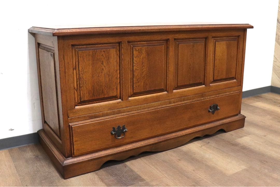 GMHS293A○英国アンティーク カッサパンカ ベンチチェスト 収納ベンチ