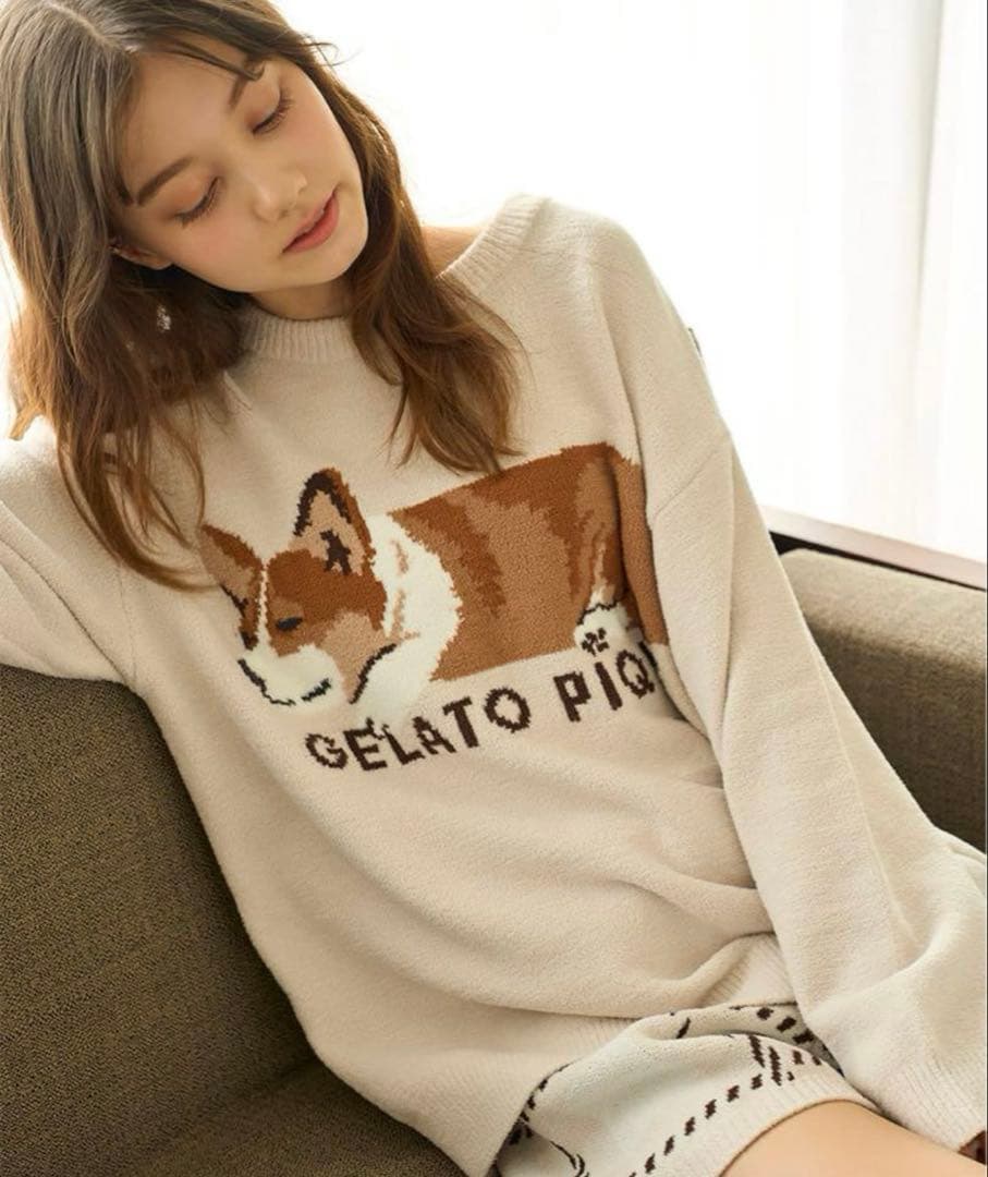 ジェラピケ　コーギー　パジャマ