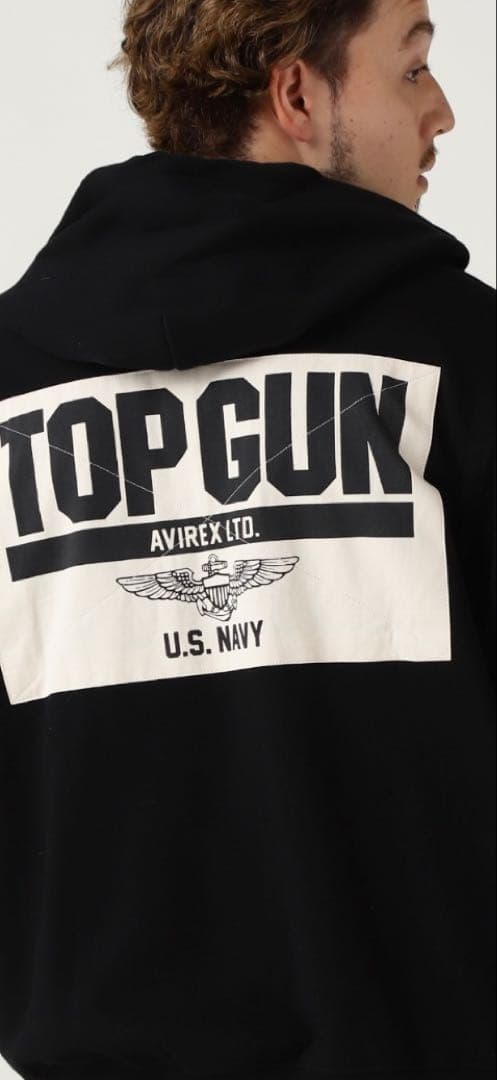 結*城様 最終価格‼️新品AVIREX TOP GUNジップアップパーカーNAV