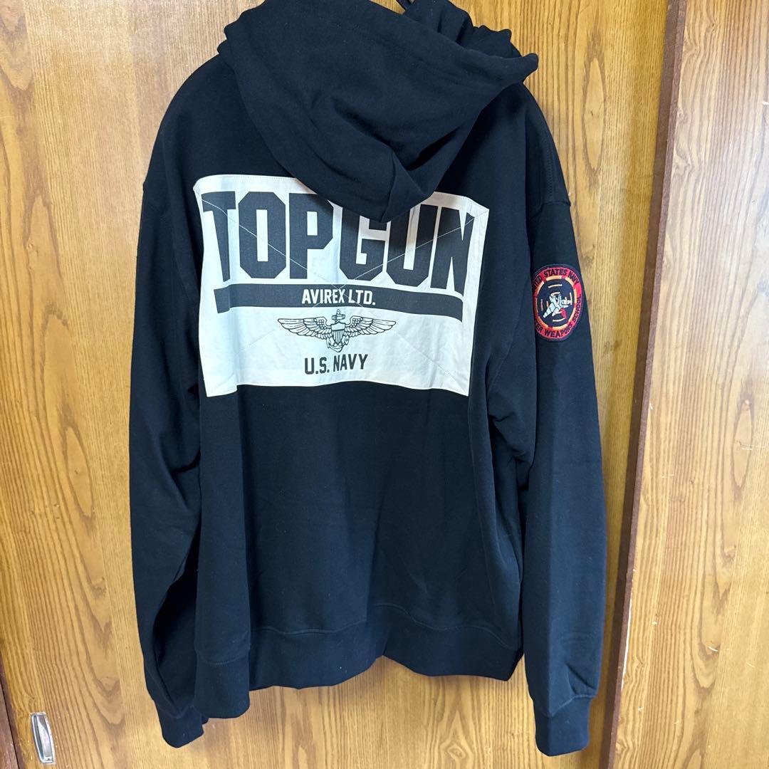 結*城様 最終価格‼️新品AVIREX TOP GUNジップアップパーカーNAV