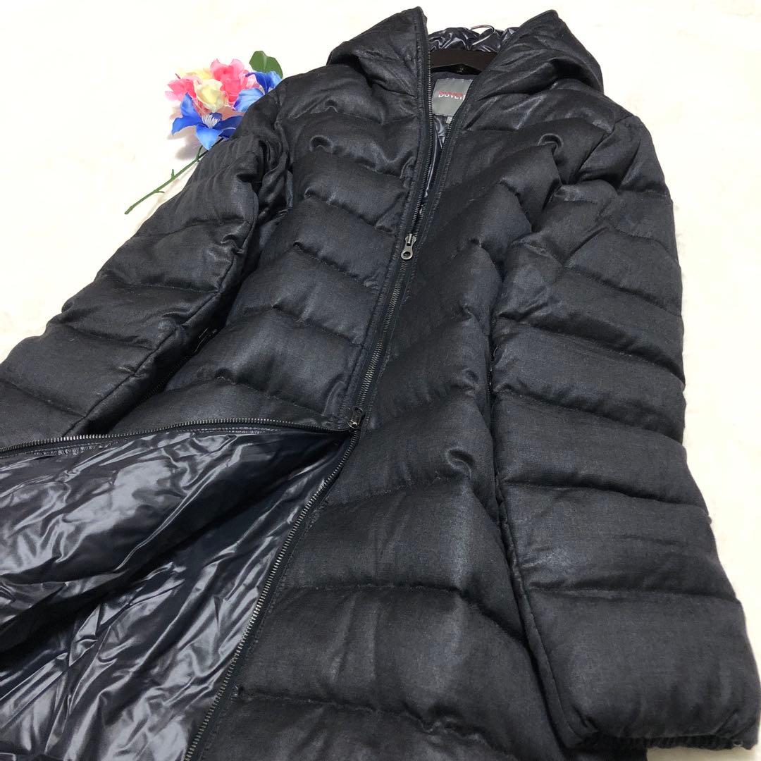 デュベティカ　ダウンコート　アチェ　ウール　チェルッティ✨　ダークグレー　42