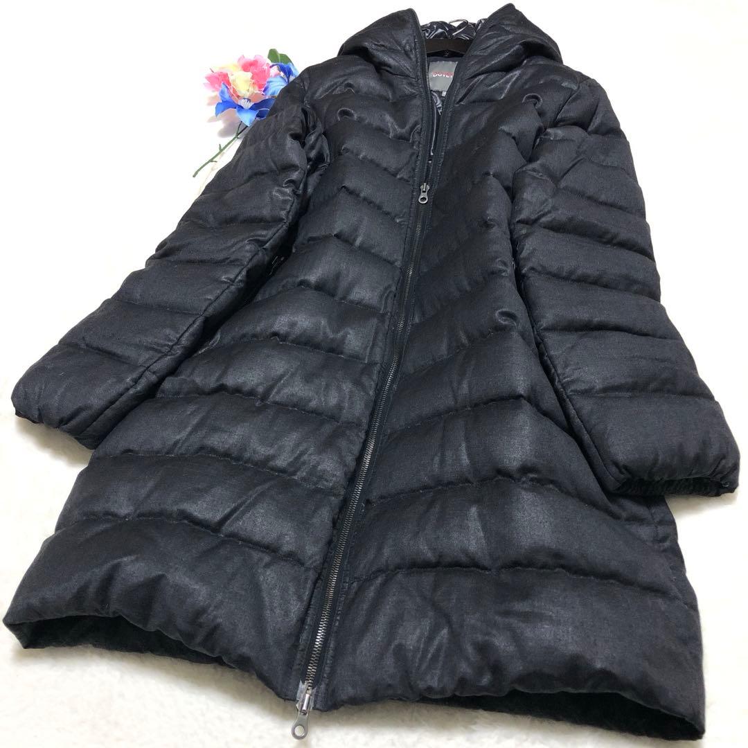 デュベティカ　ダウンコート　アチェ　ウール　チェルッティ✨　ダークグレー　42
