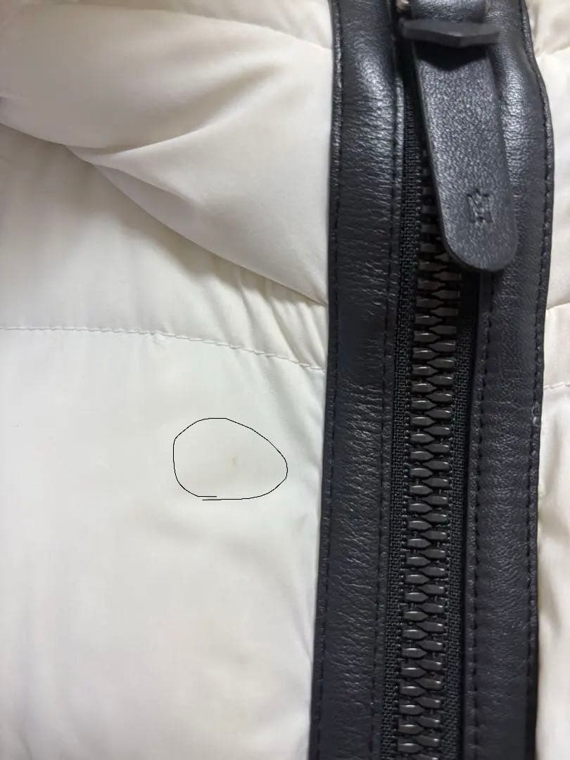 マッカージュ　ホワイト　ダウン　ロング　XS