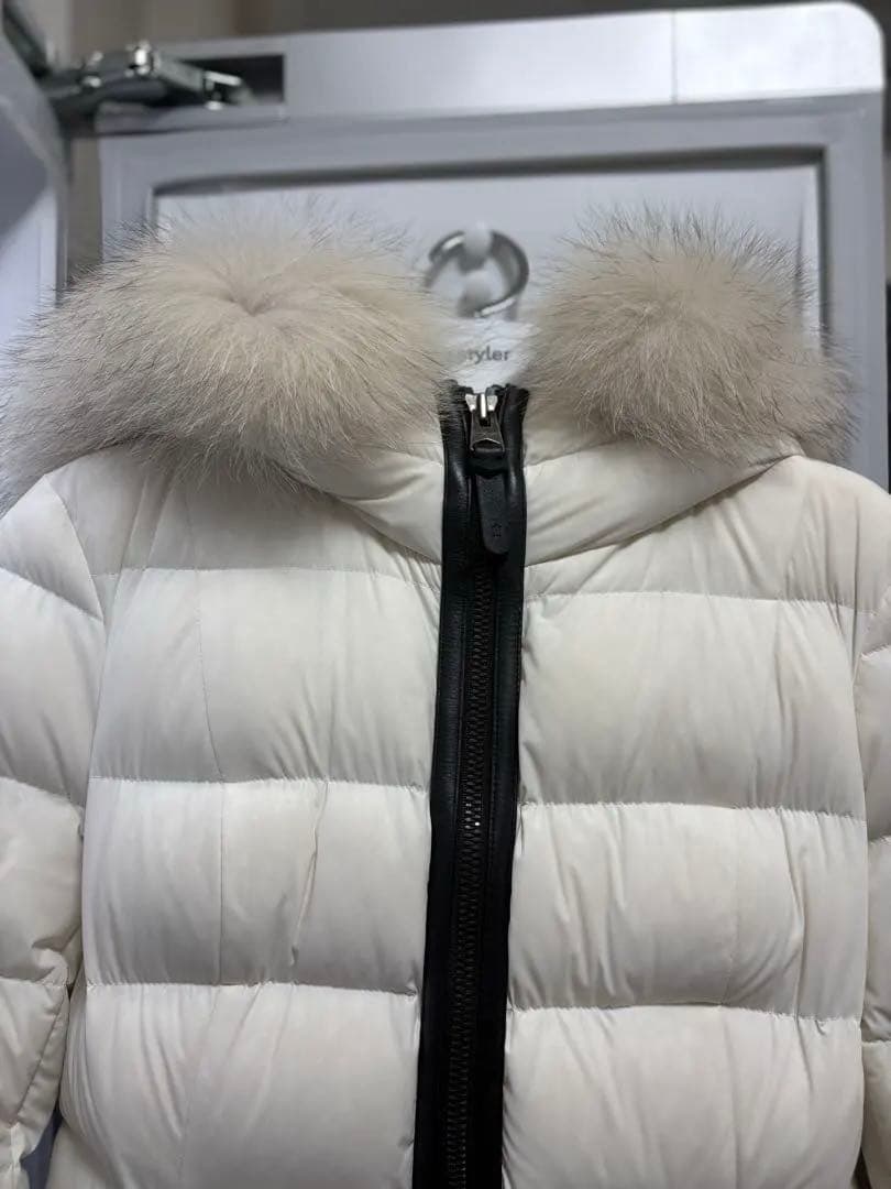 マッカージュ　ホワイト　ダウン　ロング　XS