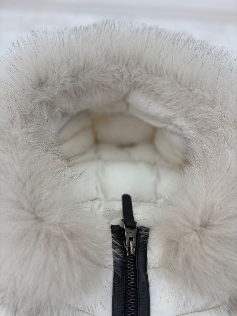 マッカージュ　ホワイト　ダウン　ロング　XS