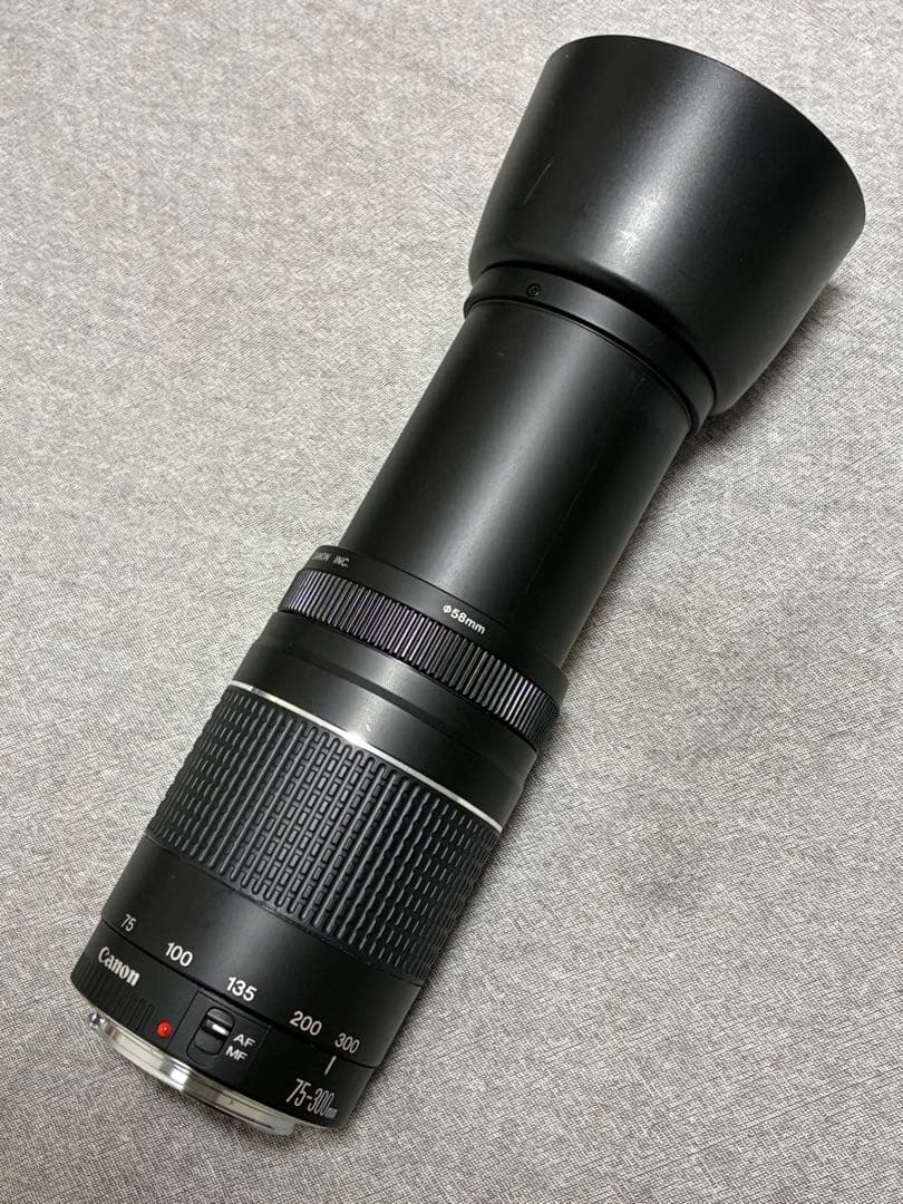 ⭐️純正フード付⭐️ Canon EF 75-300mm F4-5.6 III 望遠