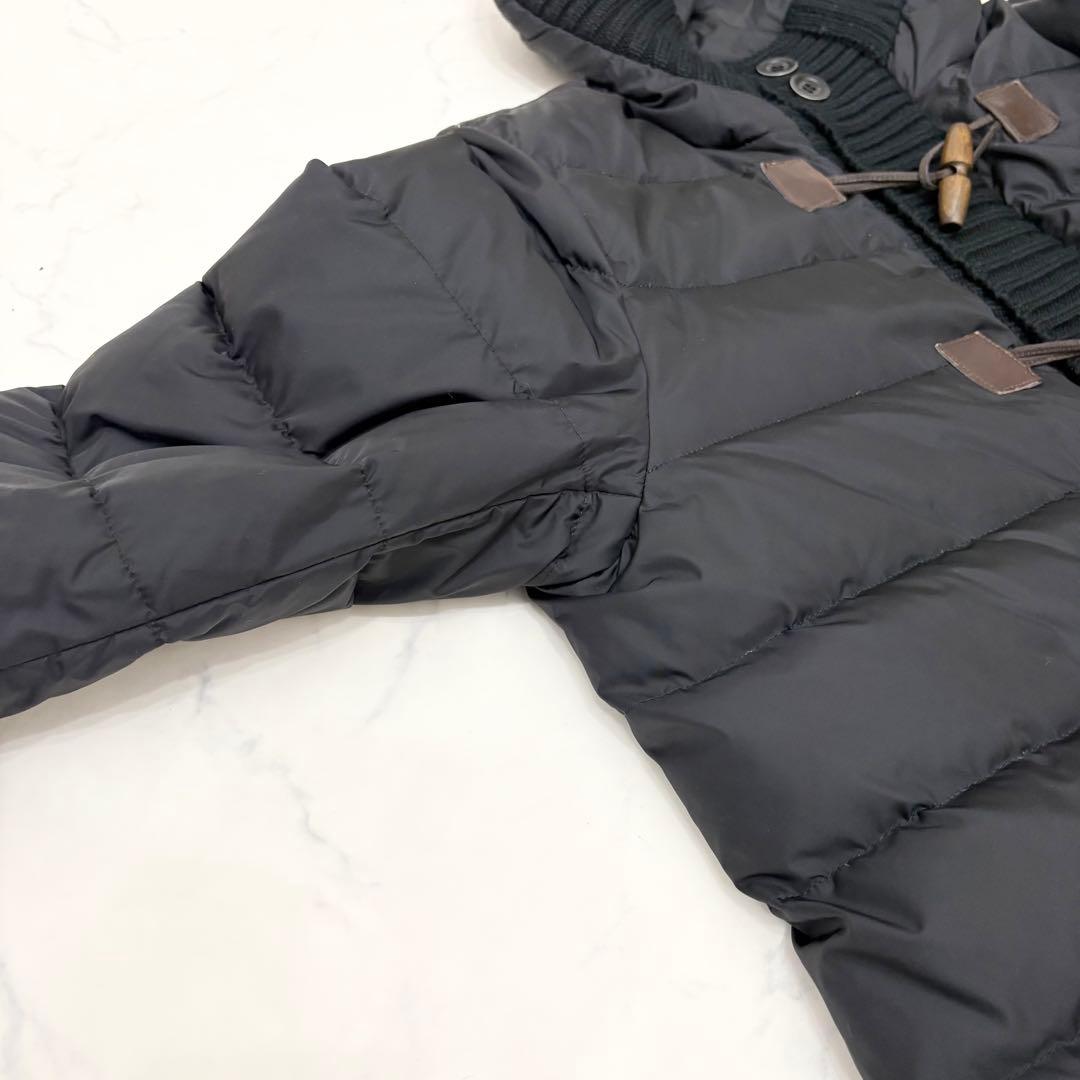 【美品】HERNO ヘルノ　ダウンジャケット　ブラック　ニット　46 L