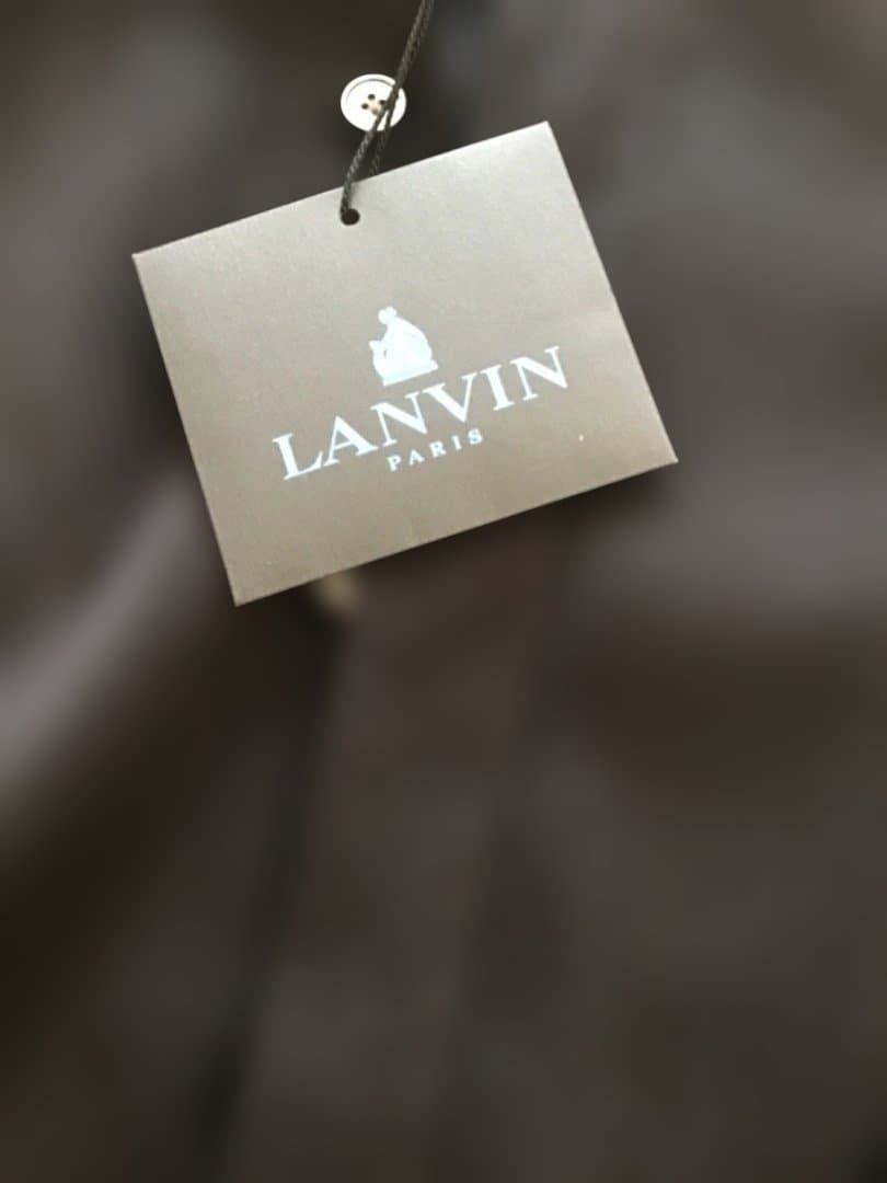 LANVIN 長袖シャツ 黒/ベージュ　新品未使用