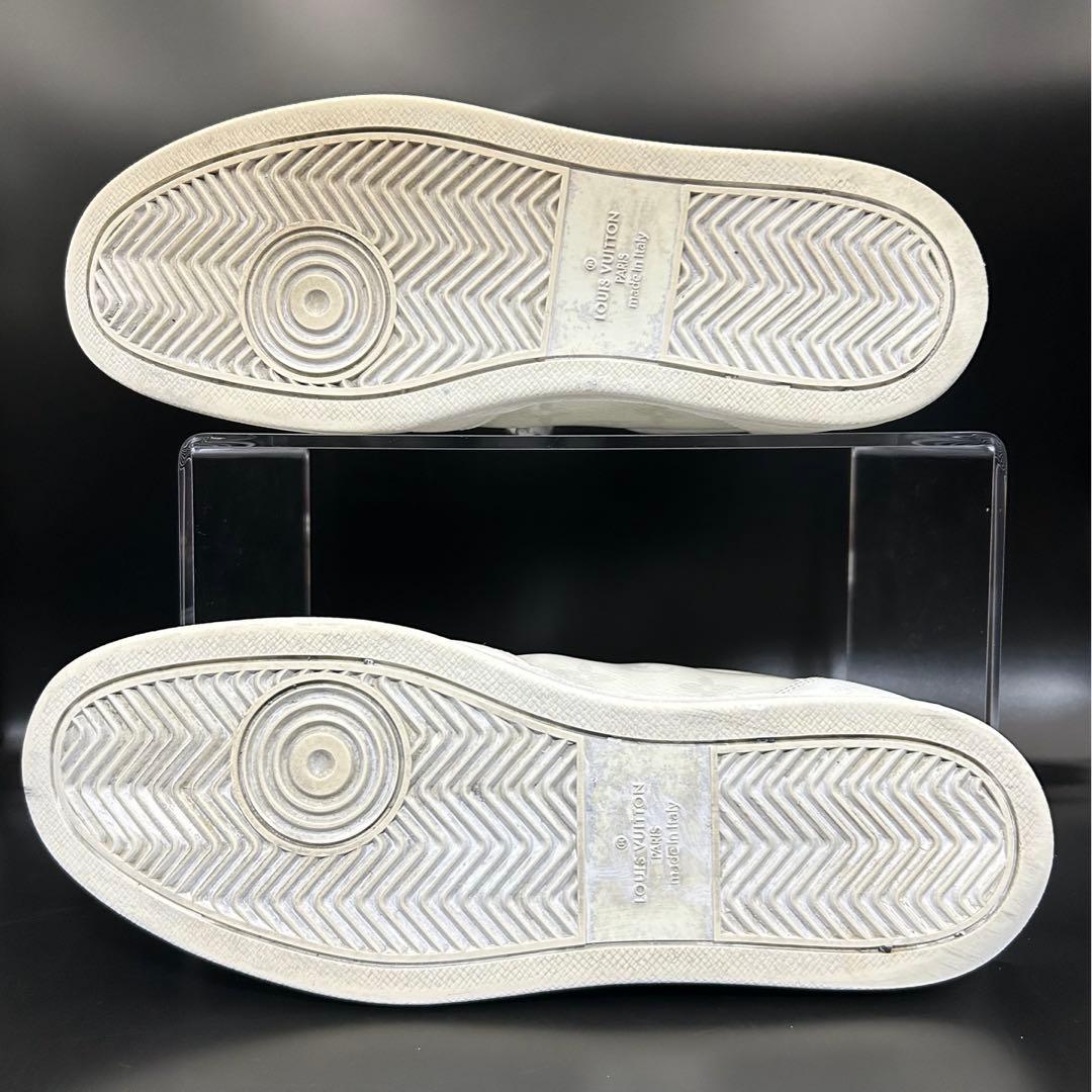 ルイヴィトン リヴォリライン スニーカー モノグラム メンズ レザー 白 8