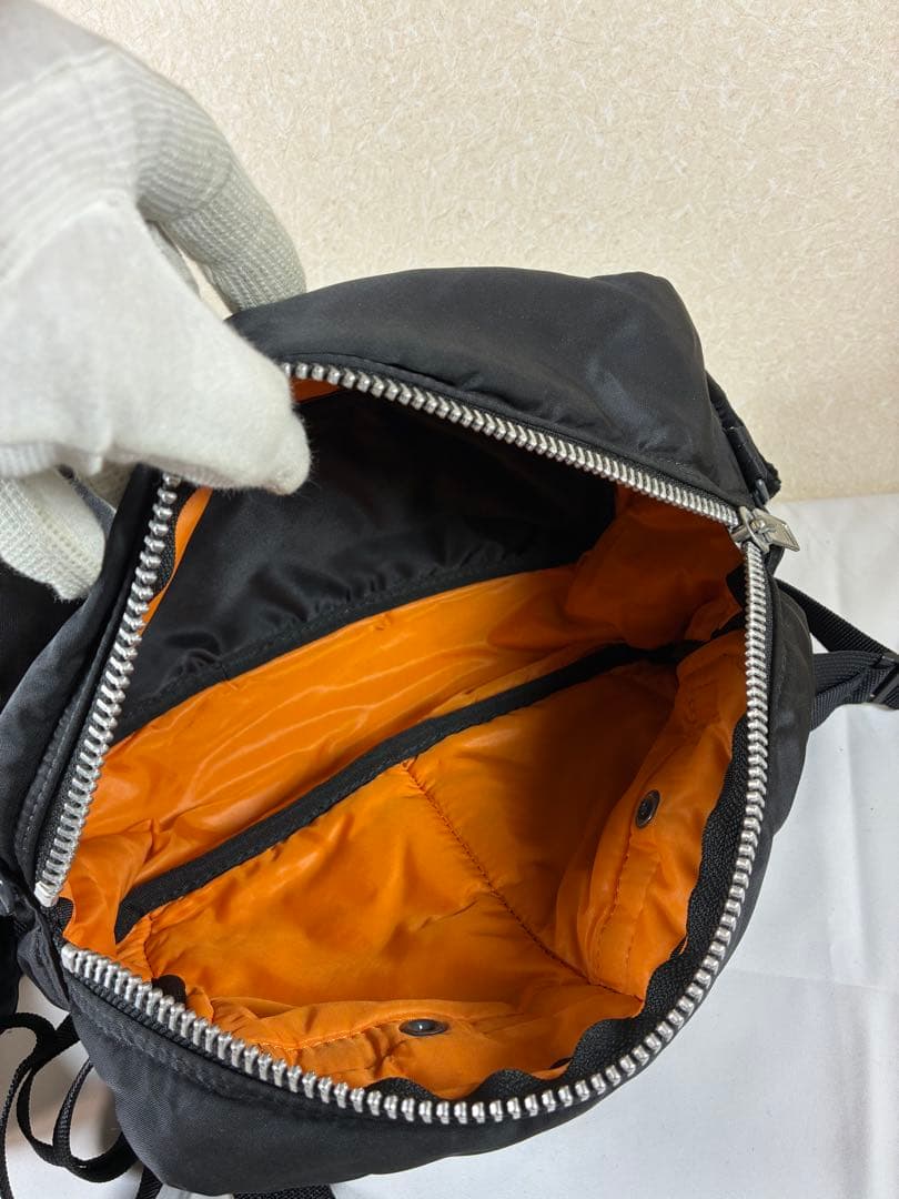 [未使用級] porter　タンカー　ウエストバッグ　ブラック ボディバッグ