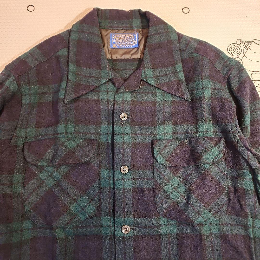 70年代　USA製　ペンドルトン　ボードシャツ