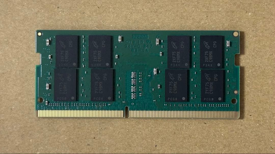 メモリー Crucial 32GB DDR4 3200mhz SODIMM