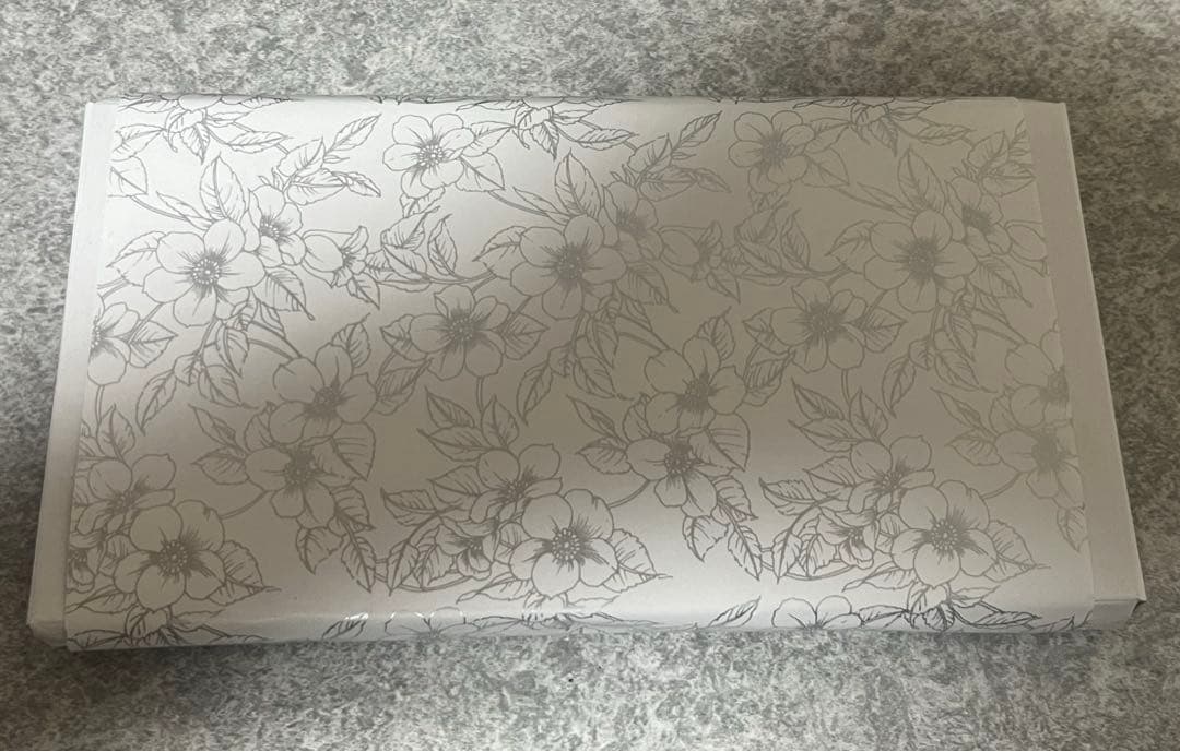 【訳あり】　皇居　長財布　シルバー　本体新品　未使用