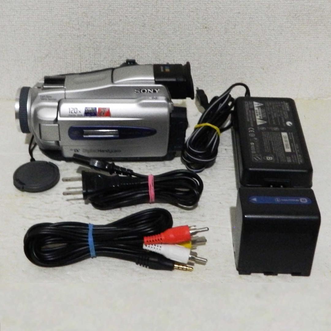 動作良品 Sony DCR-TRV18 miniDV ビデオカメラ ダビング等に