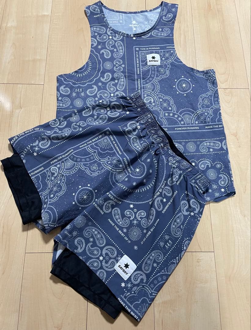 SAYSKY セイスカイ シングレット 上下セット　S size