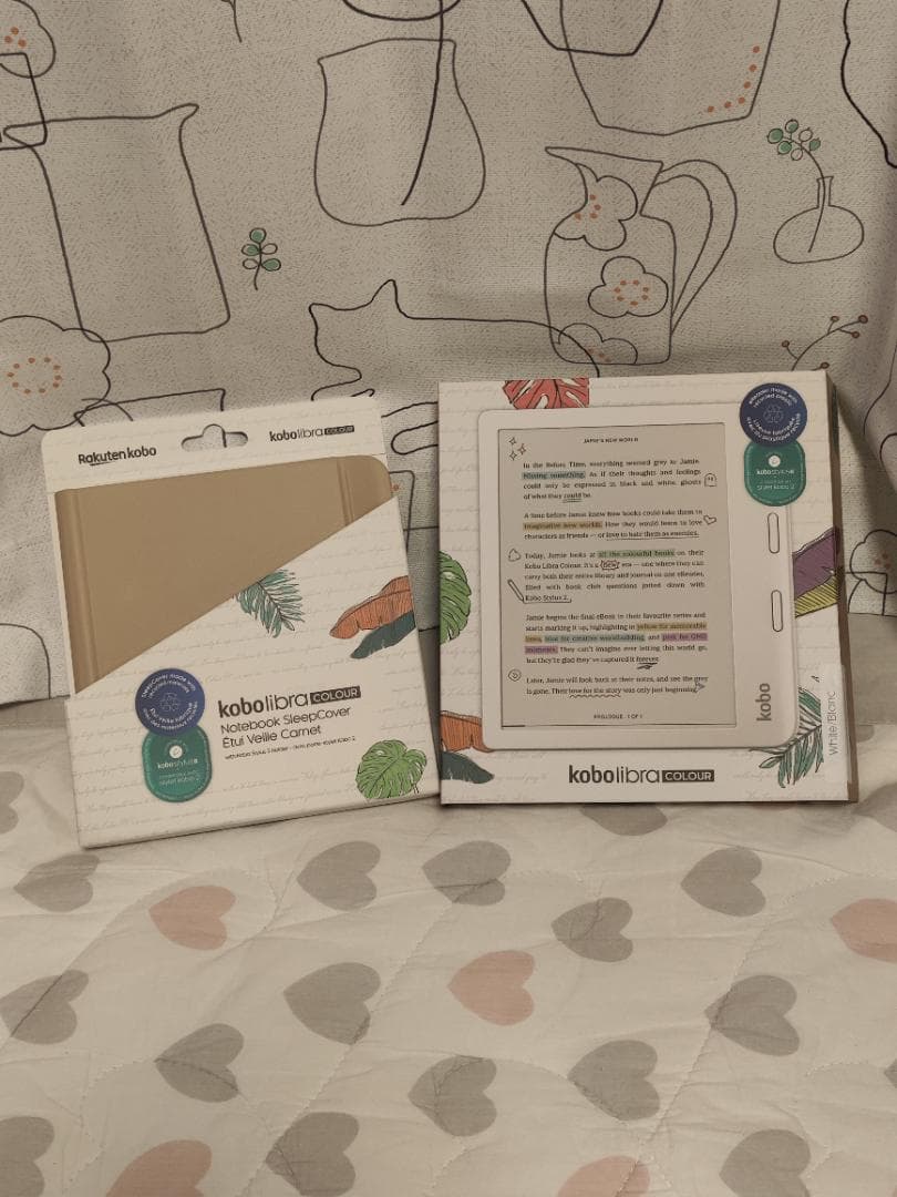 楽天Kobo Libra Colour ノートブックスリープカバーセット　美品