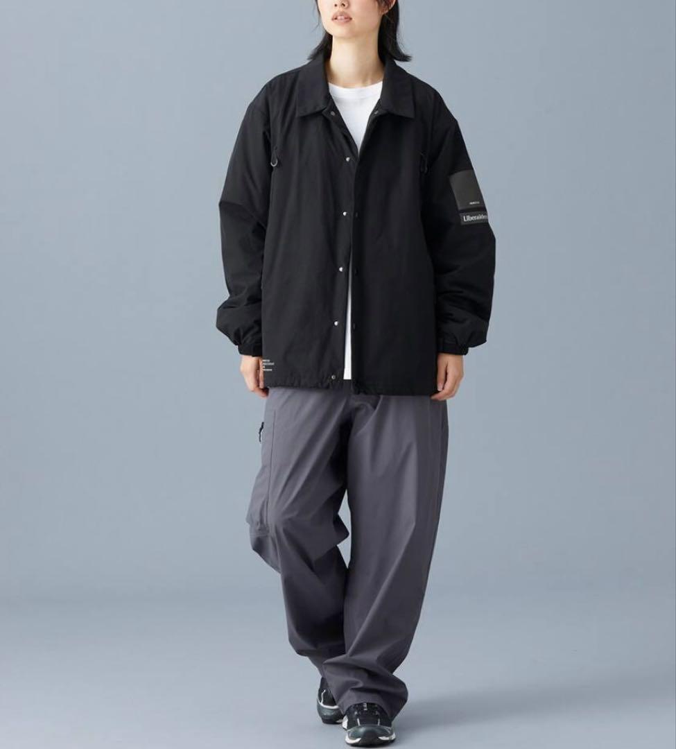 完売　LIBERAIDERS PUFFER COACH JACKET BLACK
