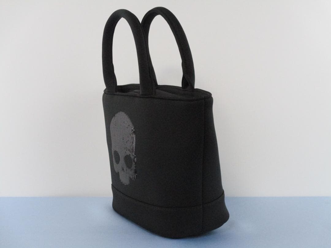 【SALE】ハイドロゲン★スパンコール・スカル・ミニトート★未使用正規★送料無料