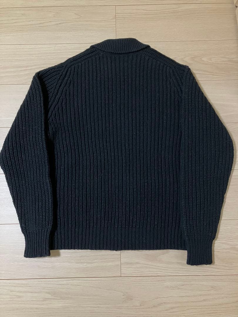 supreme Plaid Front Zip Sweater Mサイズ