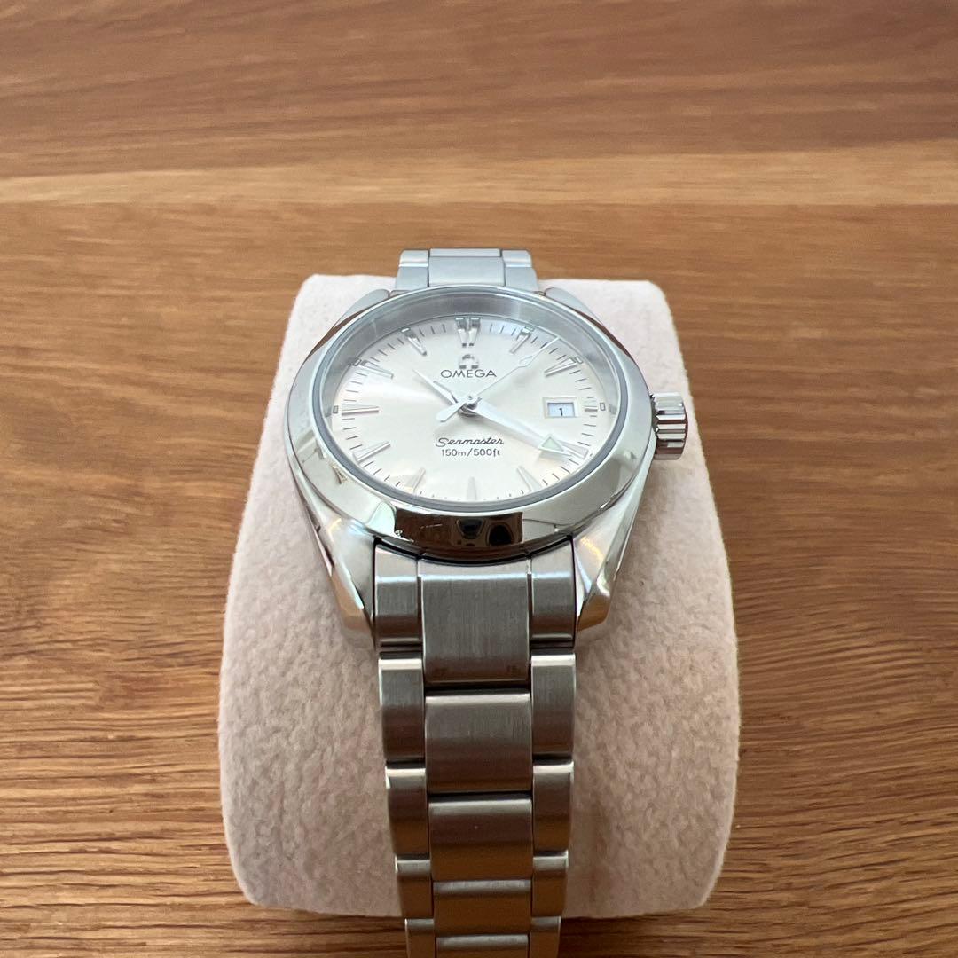 オメガ　シーマスター　アクアテラ　レディース　極美品　8月末にオーバーホール済み