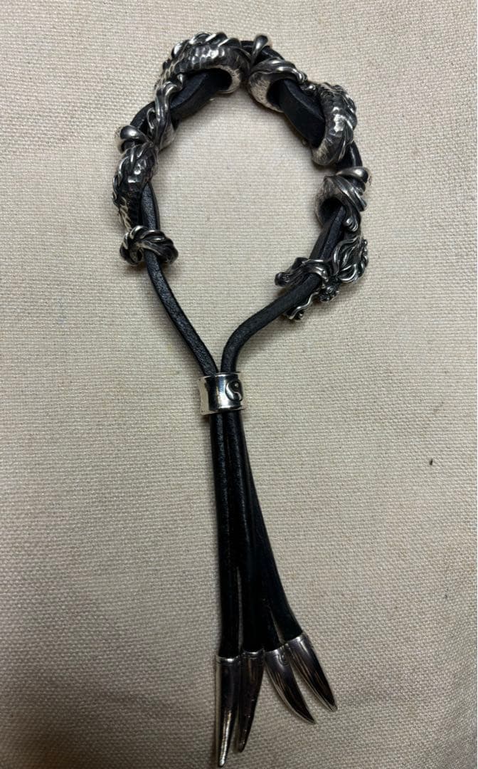 BULL BLOODのレザーシルバーブレスレッド ラルクhyde氏着用